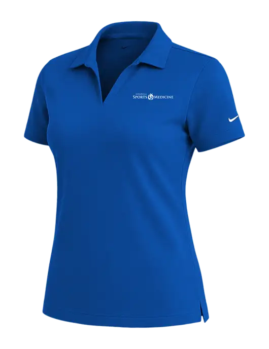 NIKE Royal Womens Dri-Fit Micro Pique Polo w/Espanola Logo