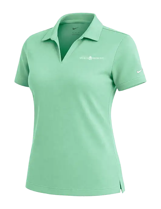 NIKE Very Light Green Womens Dri-Fit Micro Pique Polo w/Espanola Logo