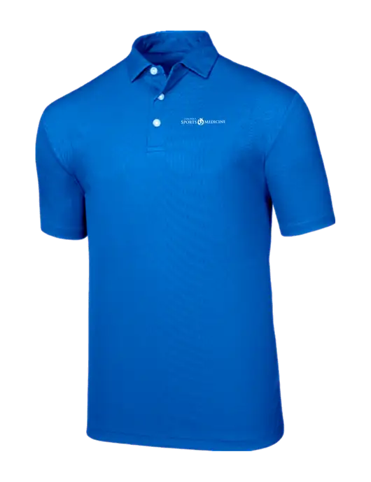 Callaway Birdseye Dark Carolina Blue Polo w/Espanola Logo