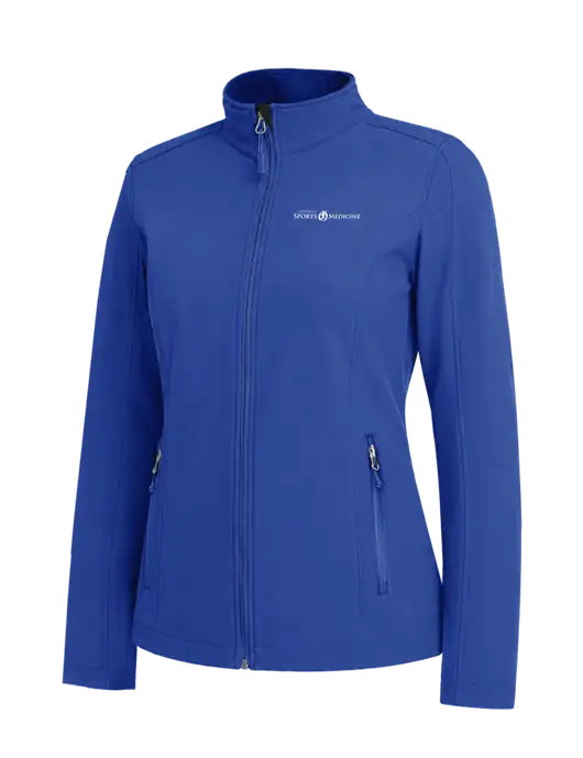 Dark Royal Womens Core Soft Shell Jacket w/Espanola Logo