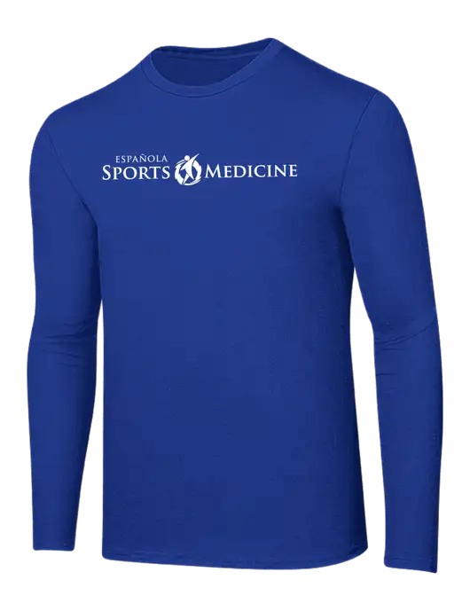 Ring Spun True Royal 4.5 oz Long Sleeve T-Shirt w/Espanola Logo