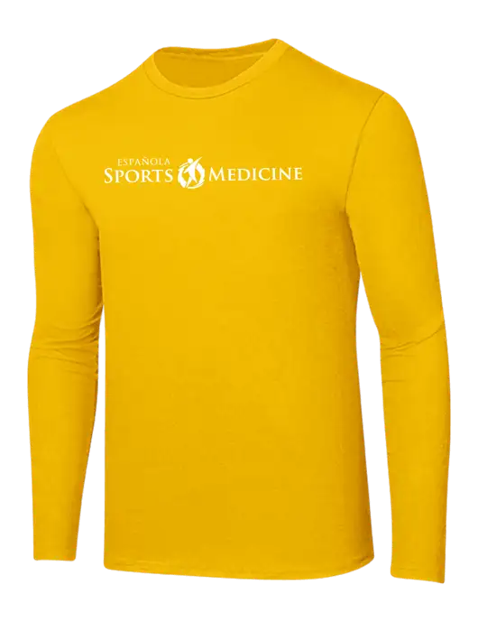 Ring Spun Yellow Gold 4.5 oz Long Sleeve T-Shirt
 w/Espanola Logo